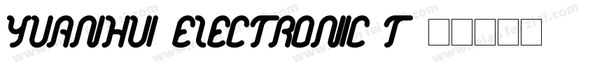 Yuanhui Electronic T字体转换